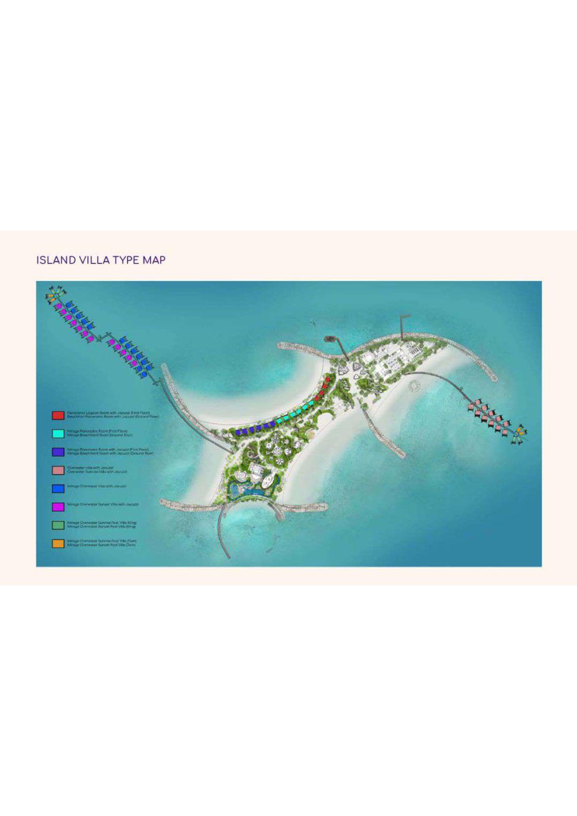 Map of Centara Mirage Lagoon Maldives