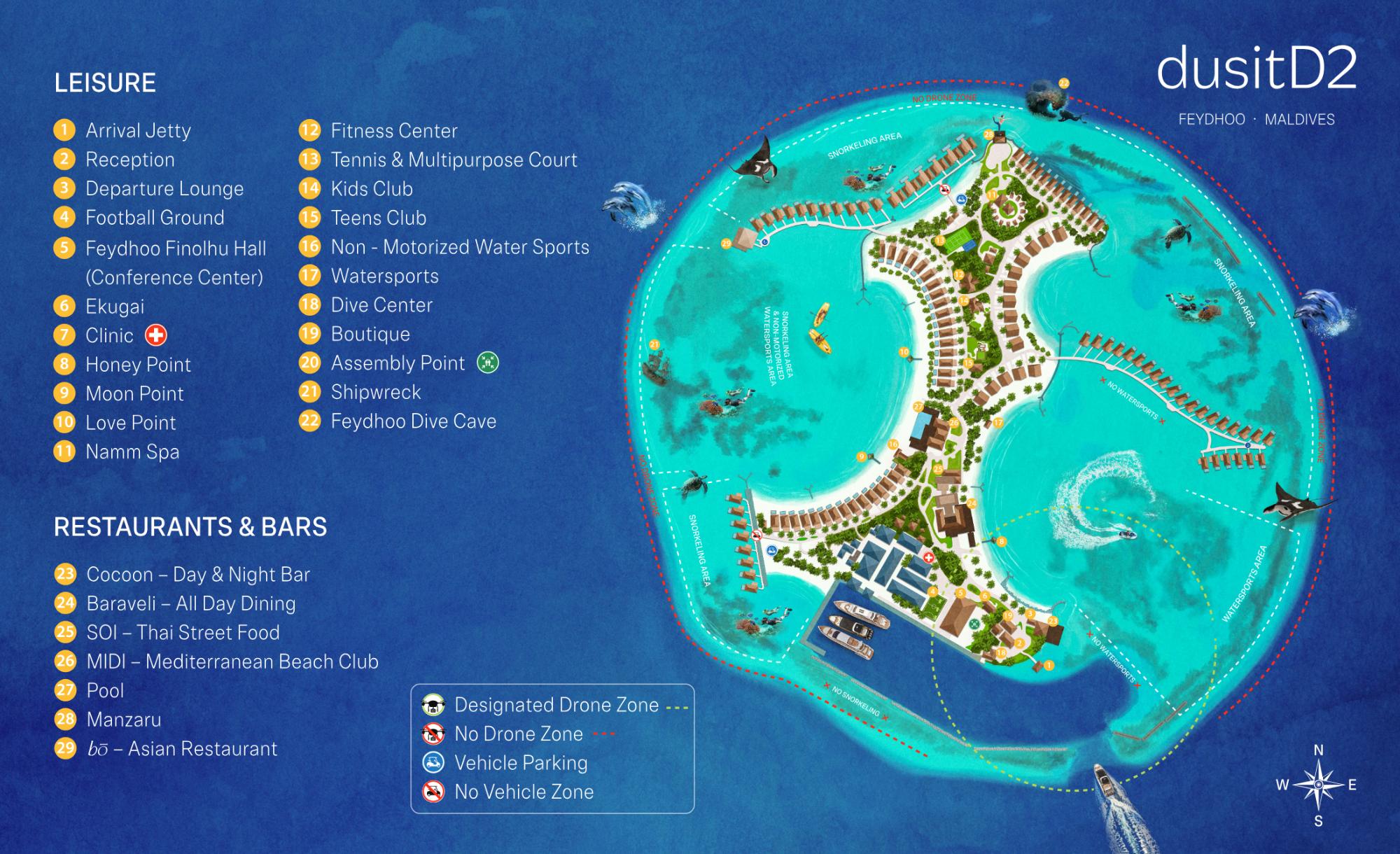 Map of dusitD2 Feydhoo