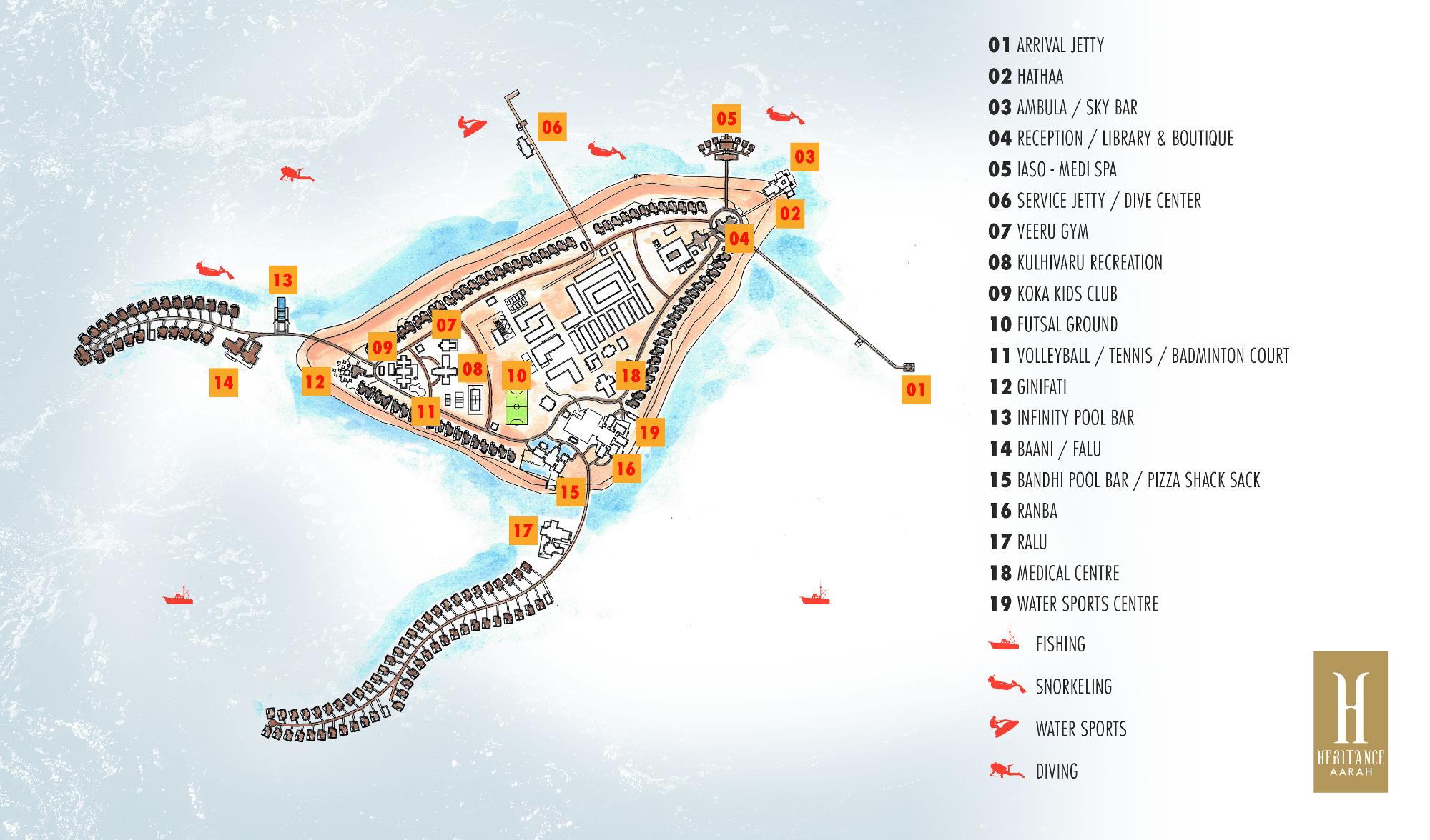 Map of Heritance Aarah