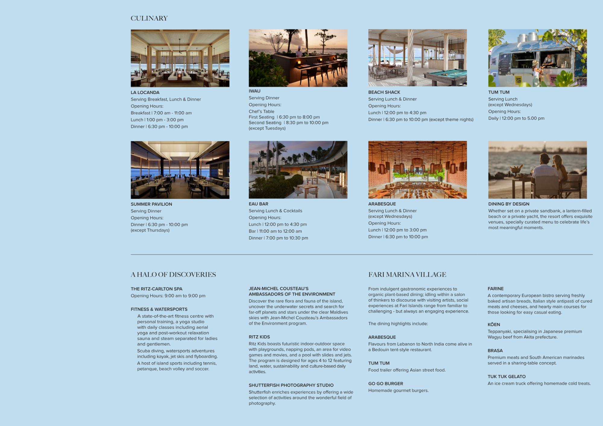 Map of The Ritz-Carlton Maldives, Fari Islands